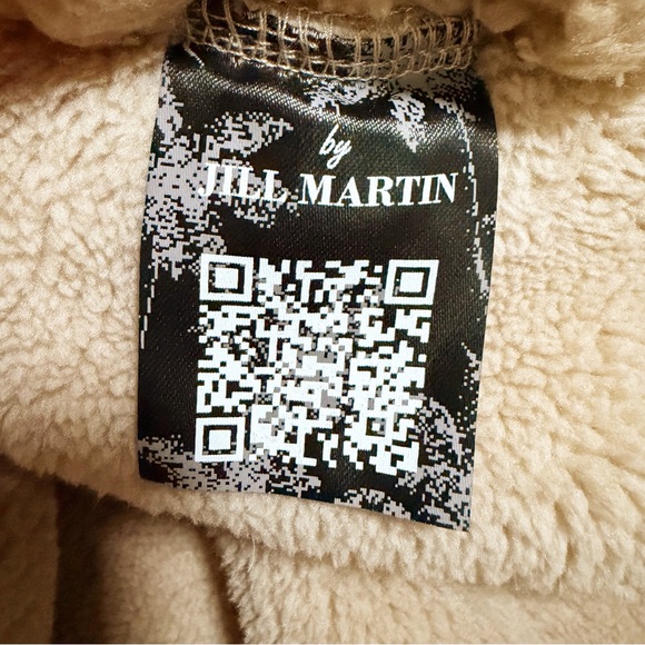 NEW Jill Martin Lightning Bolt Classic Sherpa Lounger Teddy Jacket - Picture 13 of 16